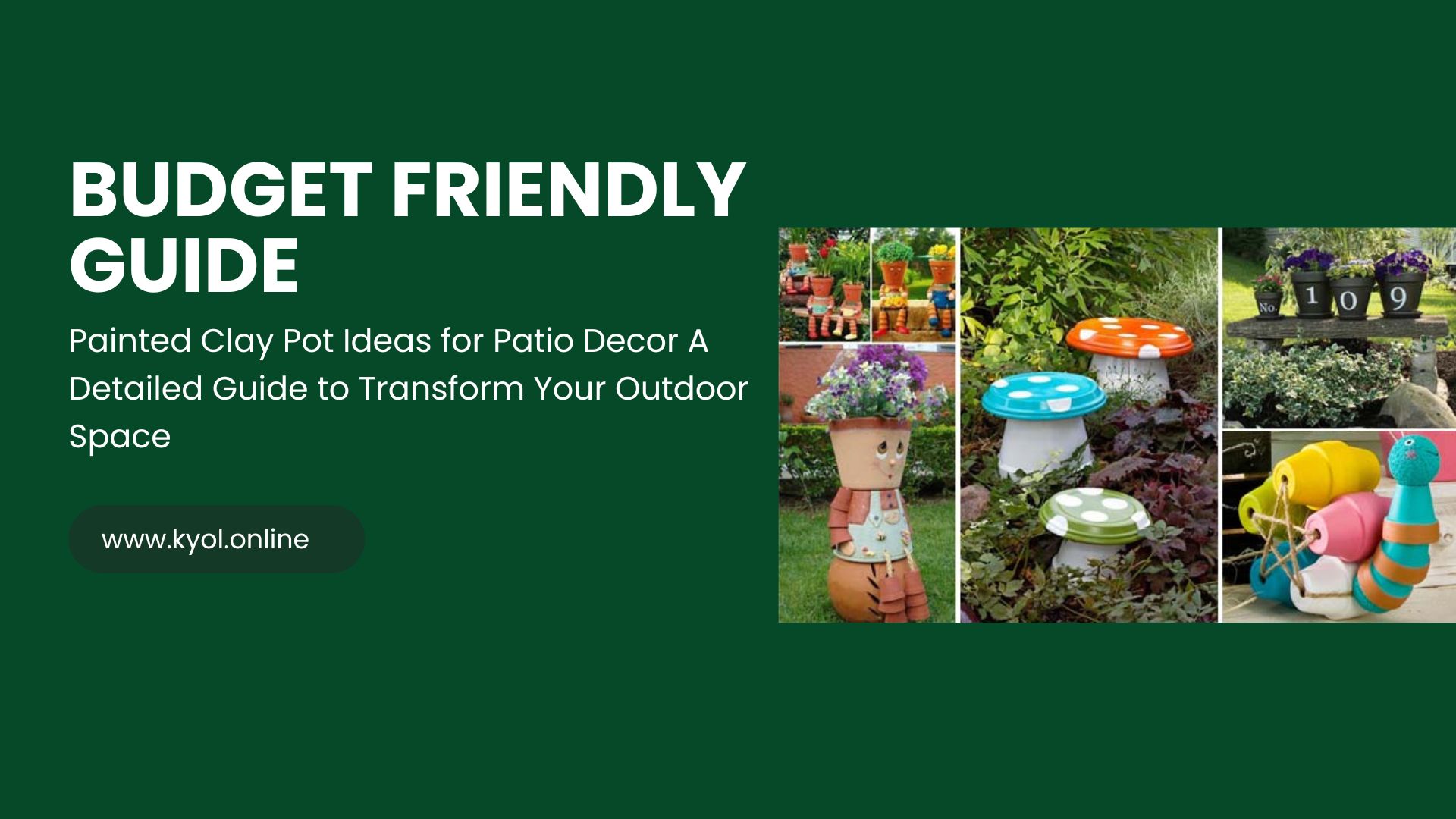Painted Clay Pot Ideas for Patio Decor A Detailed Guide to Transform Your Outdoor